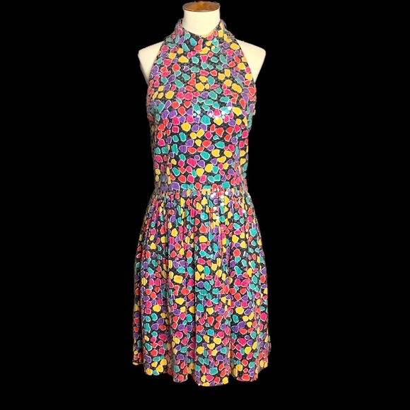 Vintage 1980s Morton Myles sequin dress - Picture 10 of 10